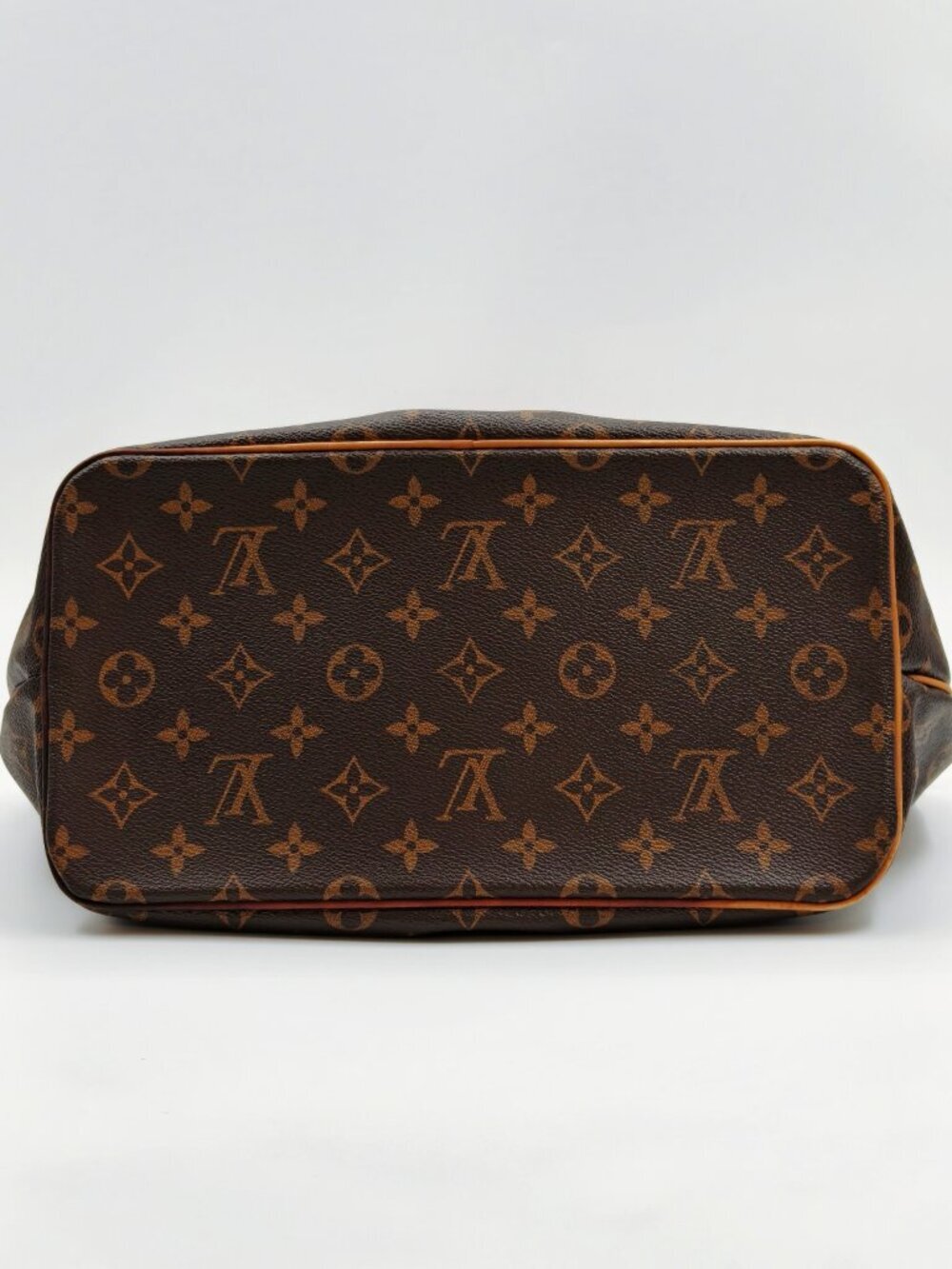 Louis Vuitton Monogram Palermo PM Tote Bag Shoulder Bag Brown Canvas With Strap - Picture 8 of 15